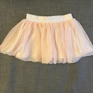 Tulle skirt.